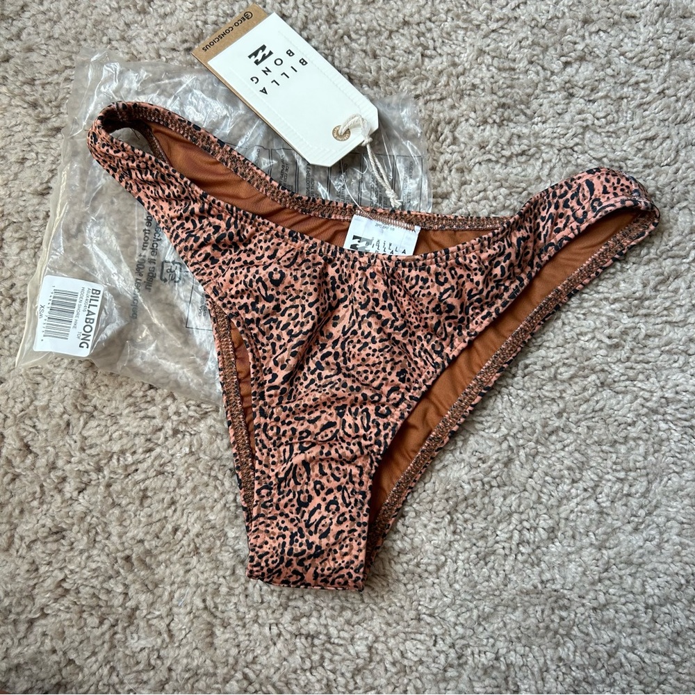 Billabong Hike High-Waisted Bikini Bottoms; XS